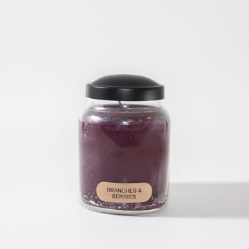 Branches & Berries Scented Candle - 6 oz, Single Wick, Baby Jar