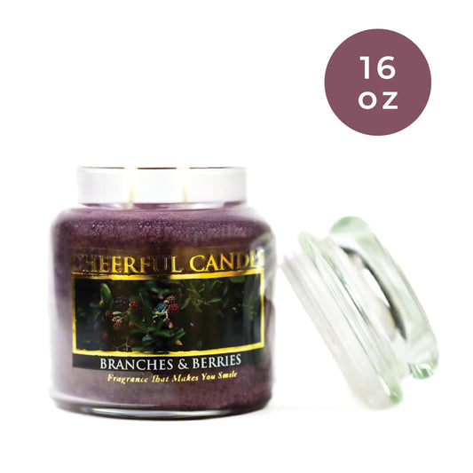 Branches & Berries - 16 oz Cheerful Candle