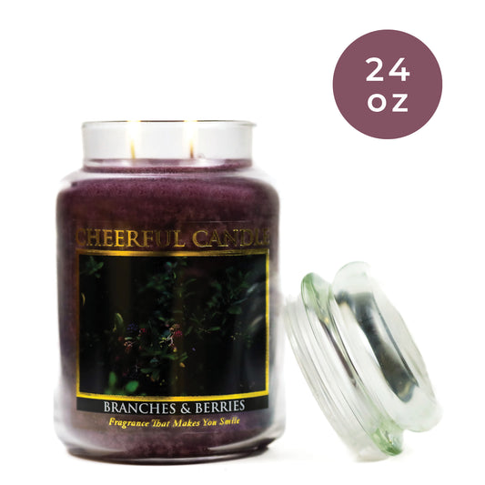 Branches & Berries - 24 oz Cheerful Candle