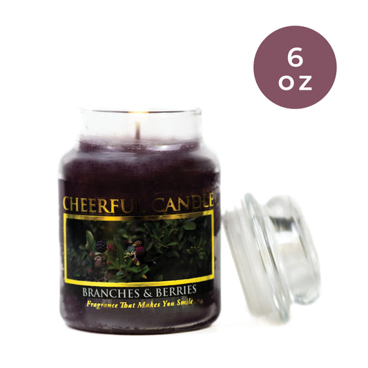 Branches & Berries - 6 oz Cheerful Candle