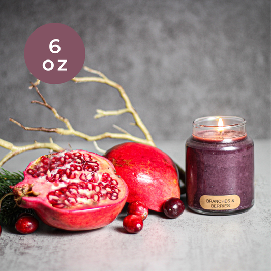 Branches & Berries - 6 oz Baby Candle