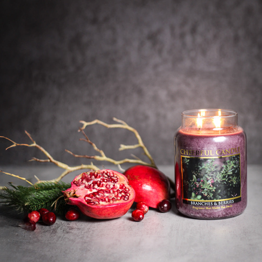 Branches & Berries - 24 oz Cheerful Candle