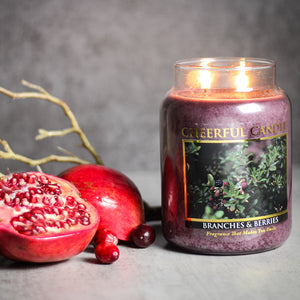 Branches & Berries - 24 oz Cheerful Candle