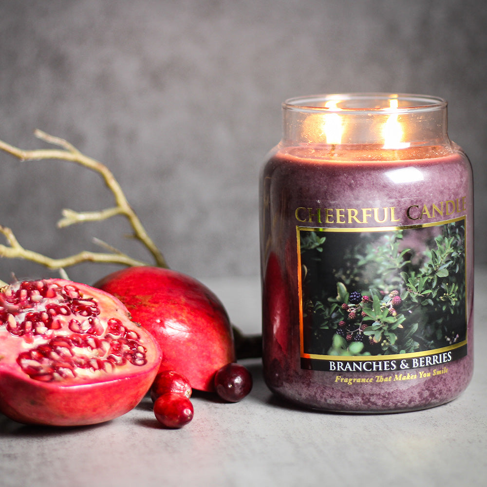 Branches & Berries - 24 oz Cheerful Candle