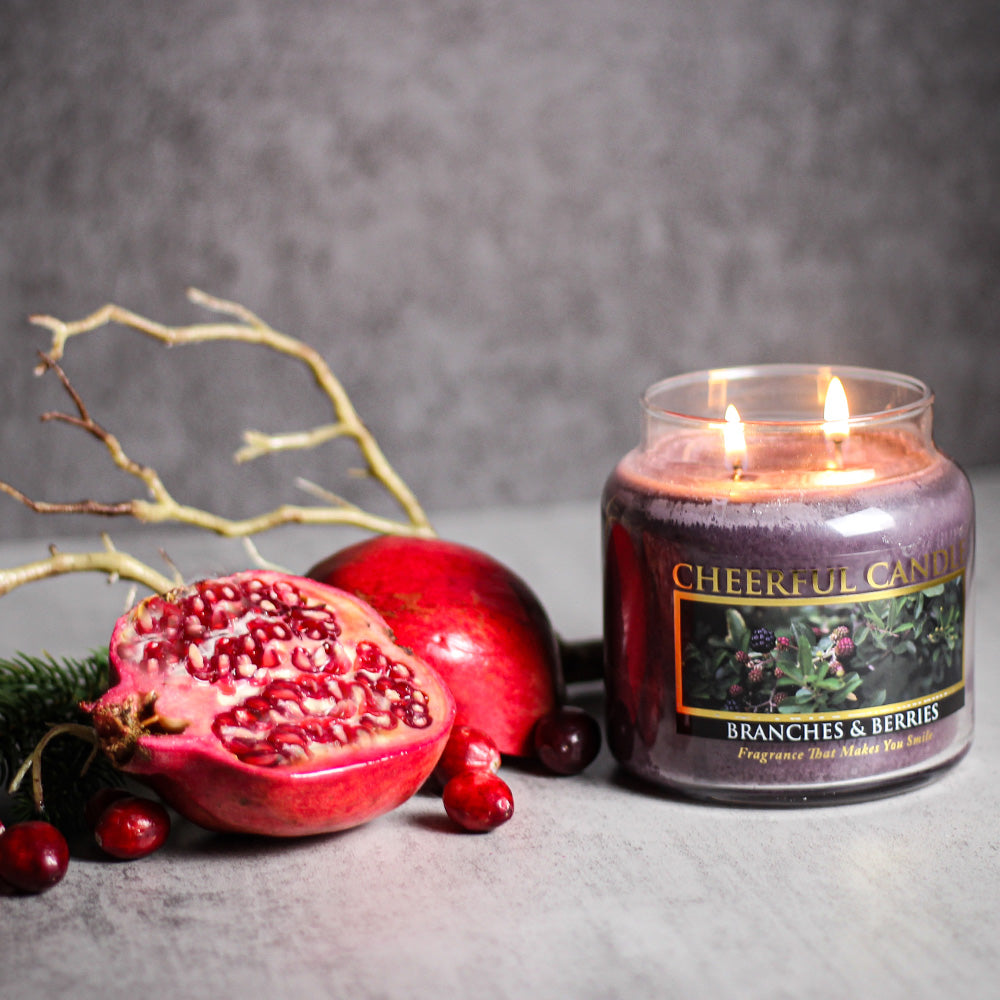 Branches & Berries - 16 oz Cheerful Candle