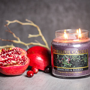 Branches & Berries - 16 oz Cheerful Candle