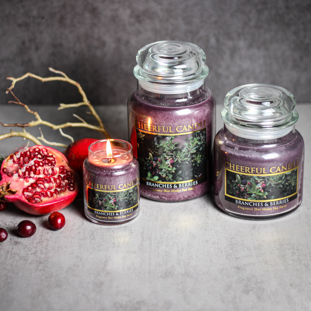 Branches & Berries - 16 oz Cheerful Candle