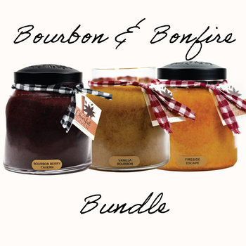 Bourbon & Bonfire Papa Candle Bundle