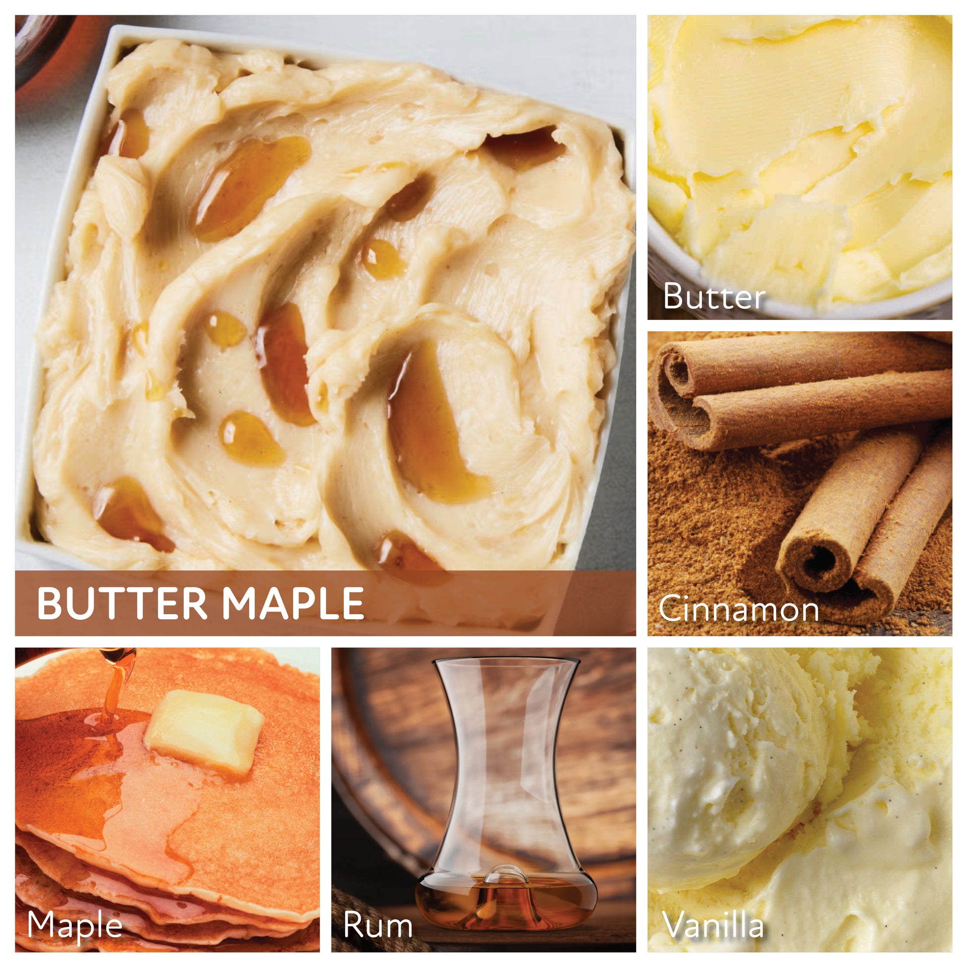 Butter Maple - 6 oz Baby Candle