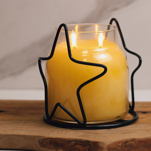 Star - Candle Jar Holder