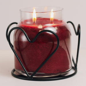 Heart - Candle Jar Holder