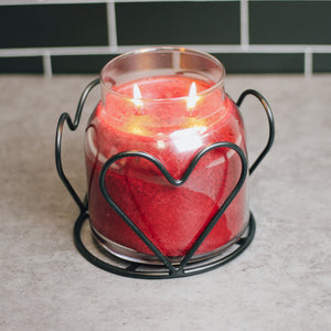 Heart - Candle Jar Holder