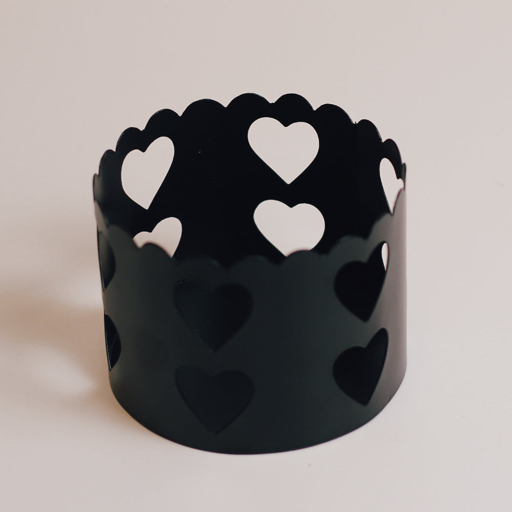 Heart - Cheerful Sleeve - Black