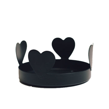 Heart - Cheerful Tray - Black