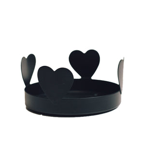 Heart - Cheerful Tray - Black