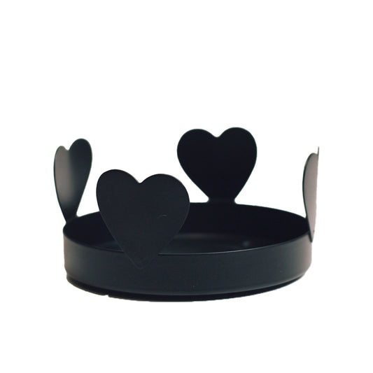 Heart - Cheerful Tray - Black