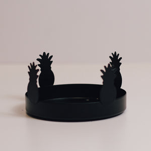 Pineapple - Cheerful Tray - Black