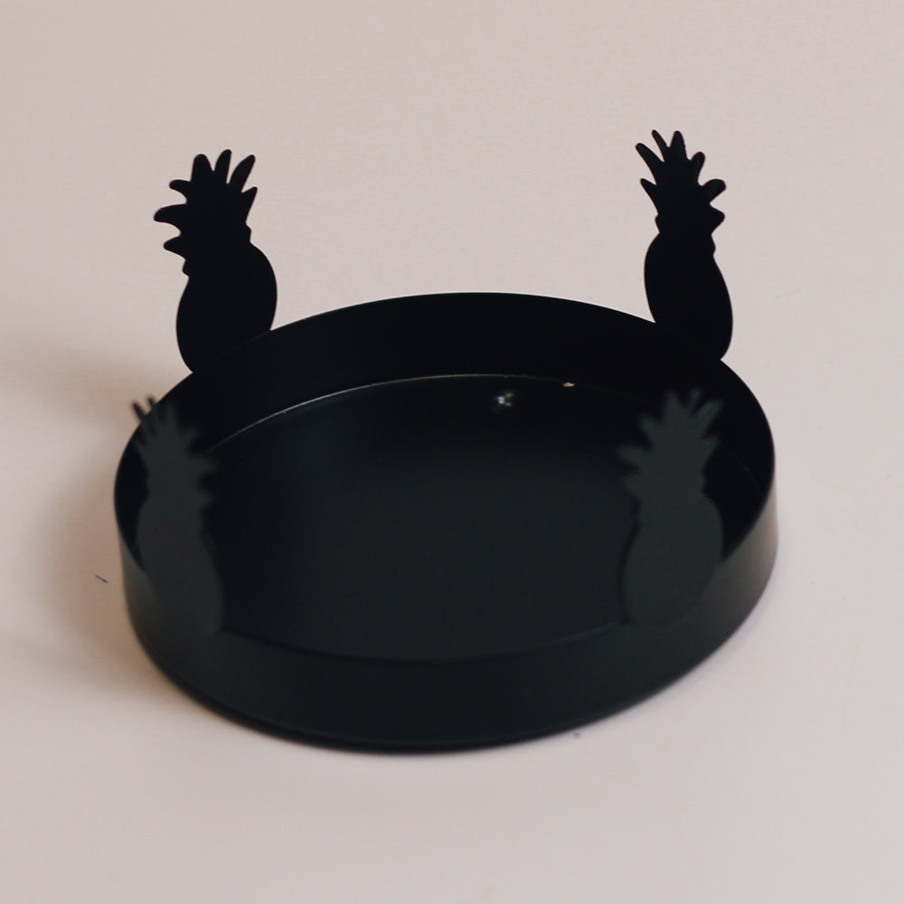 Pineapple - Cheerful Tray - Black