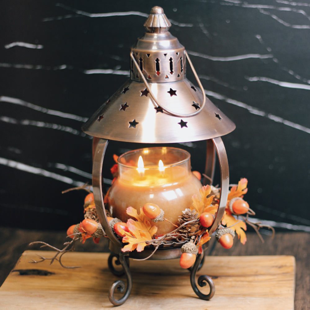 Copper Star Candle Lantern- Home Decor | A Cheerful Giver Candle