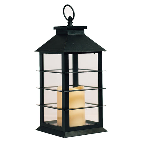 Black - Flameless Lantern