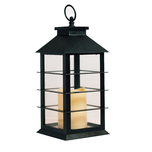 Black - Flameless Lantern