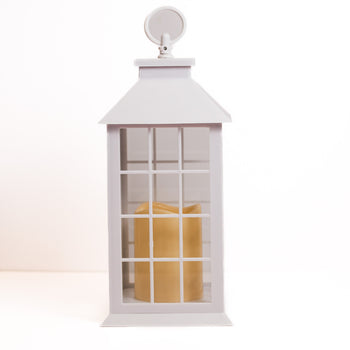 White - Flameless Lantern