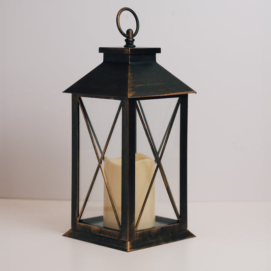 Copper - Flameless Lantern