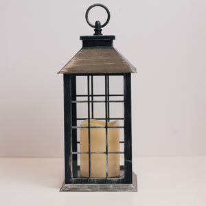 Silver - Flameless Lantern