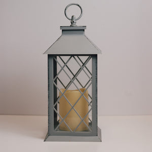 Gray - Flameless Lantern