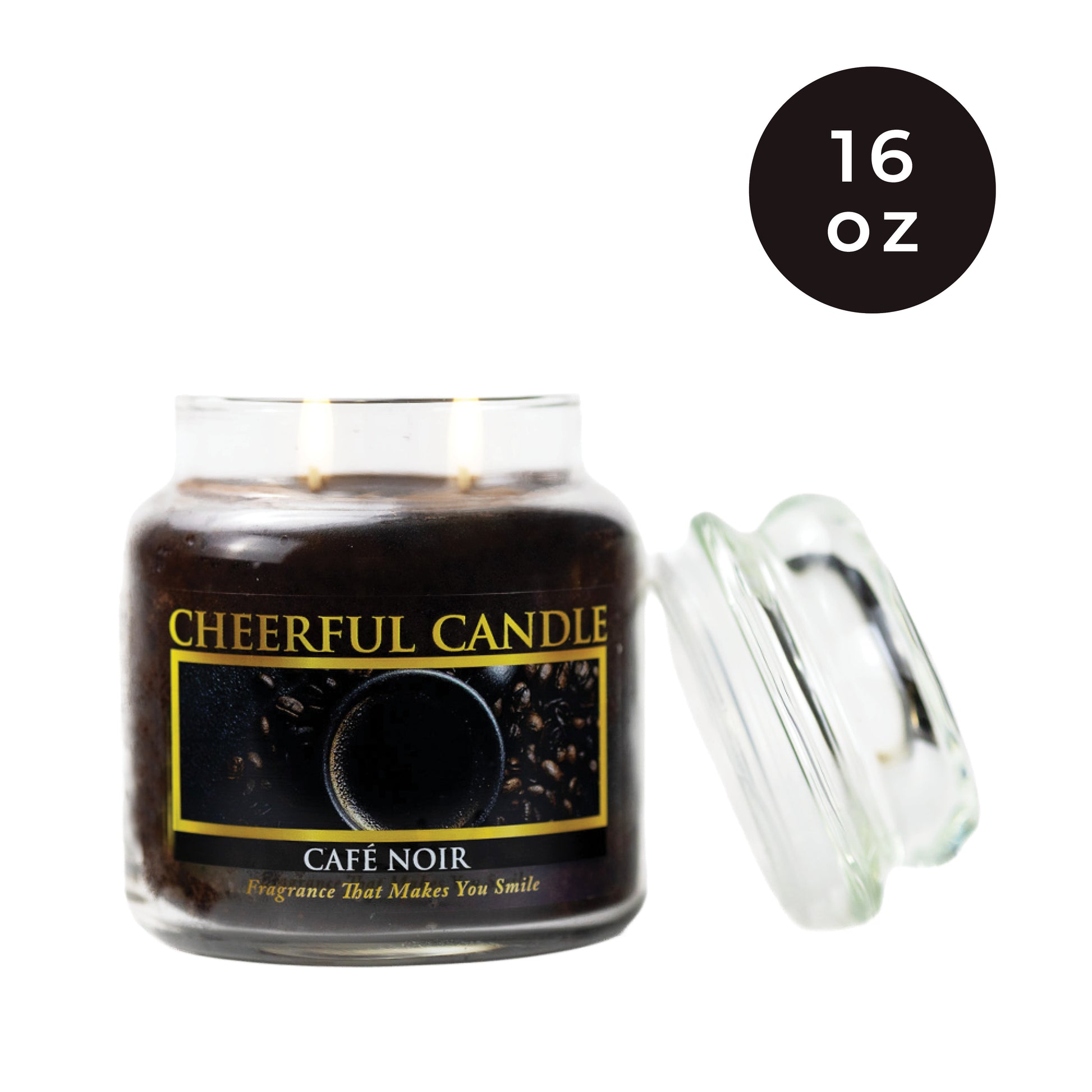 Café Noir - 16 oz Cheerful Candle
