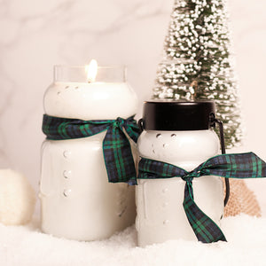 Candy Cane - Baby Snowman Jar