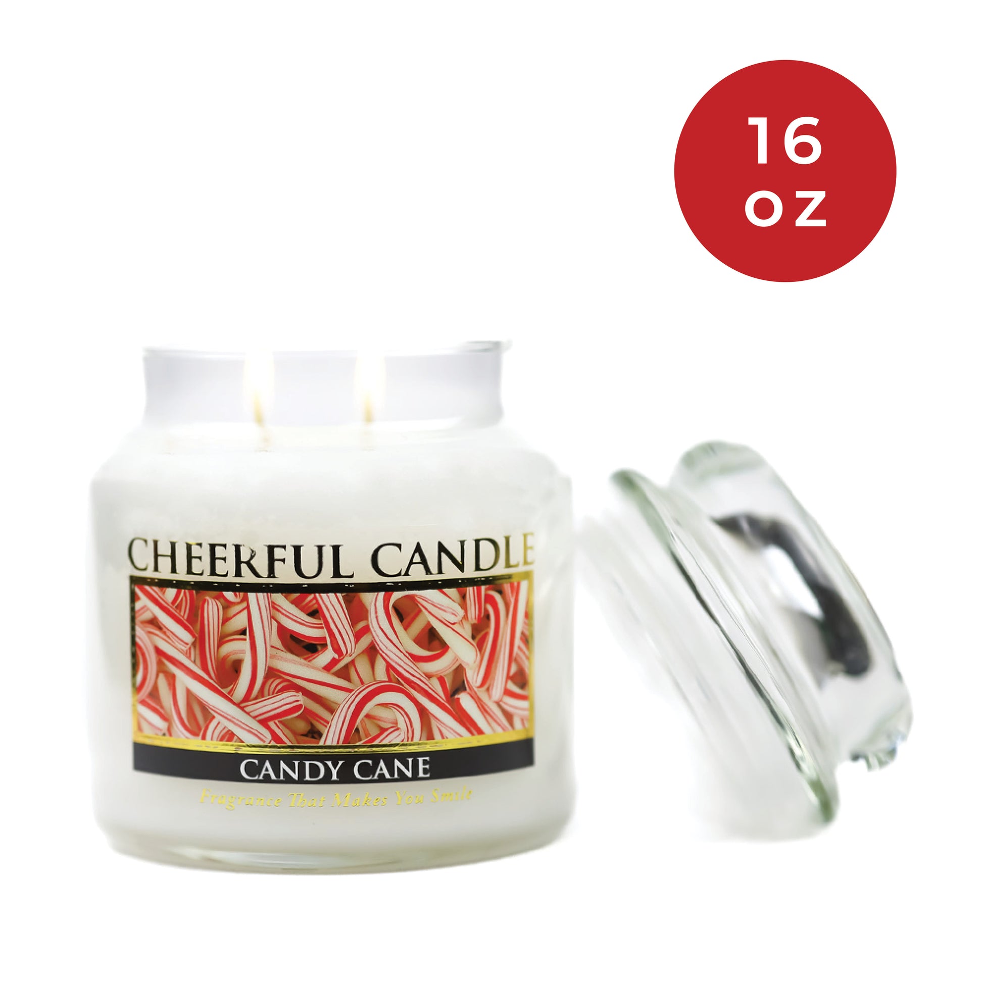 Candy Cane - 16 oz Cheerful Candle