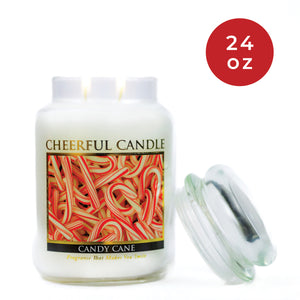 Candy Cane - 24 oz Cheerful Candle