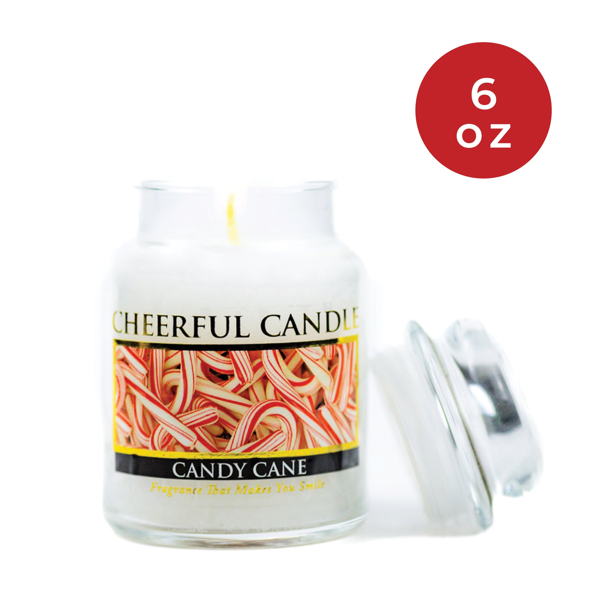 Candy Cane - 6 oz Cheerful Candle