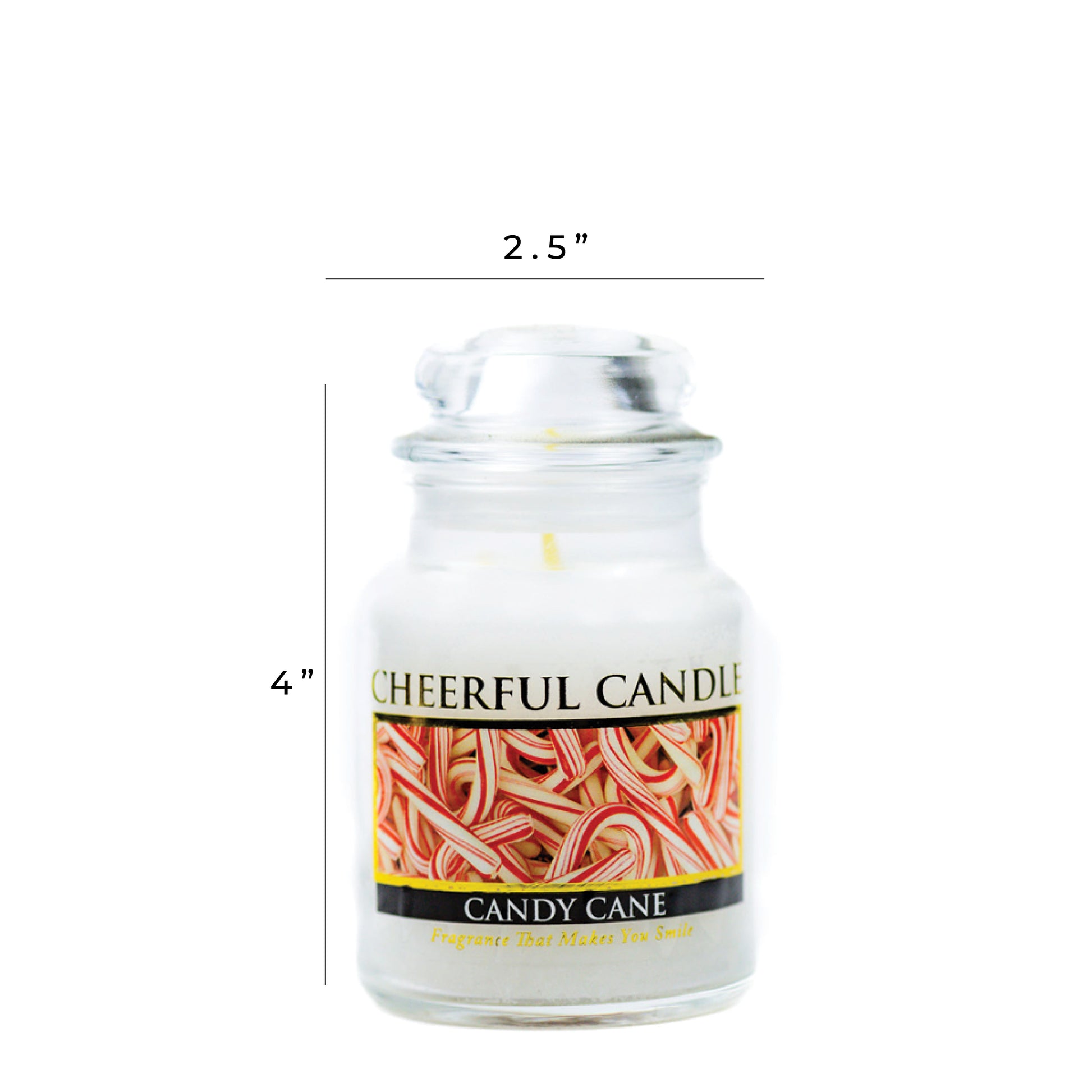 Candy Cane - 6 oz Cheerful Candle