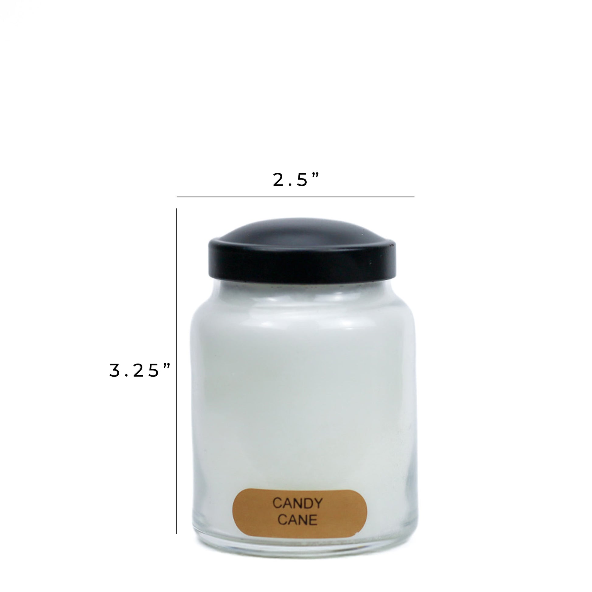 Candy Cane - 6 oz Baby Candle