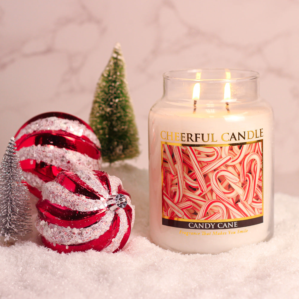 Candy Cane - 24 oz Cheerful Candle