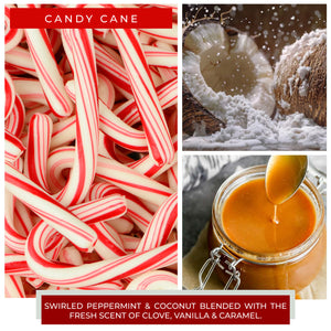 Candy Cane - 34 oz Papa Candle