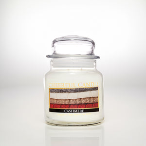 Cashmere Scented Candle -16 oz, Double Wick, Cheerful Candle
