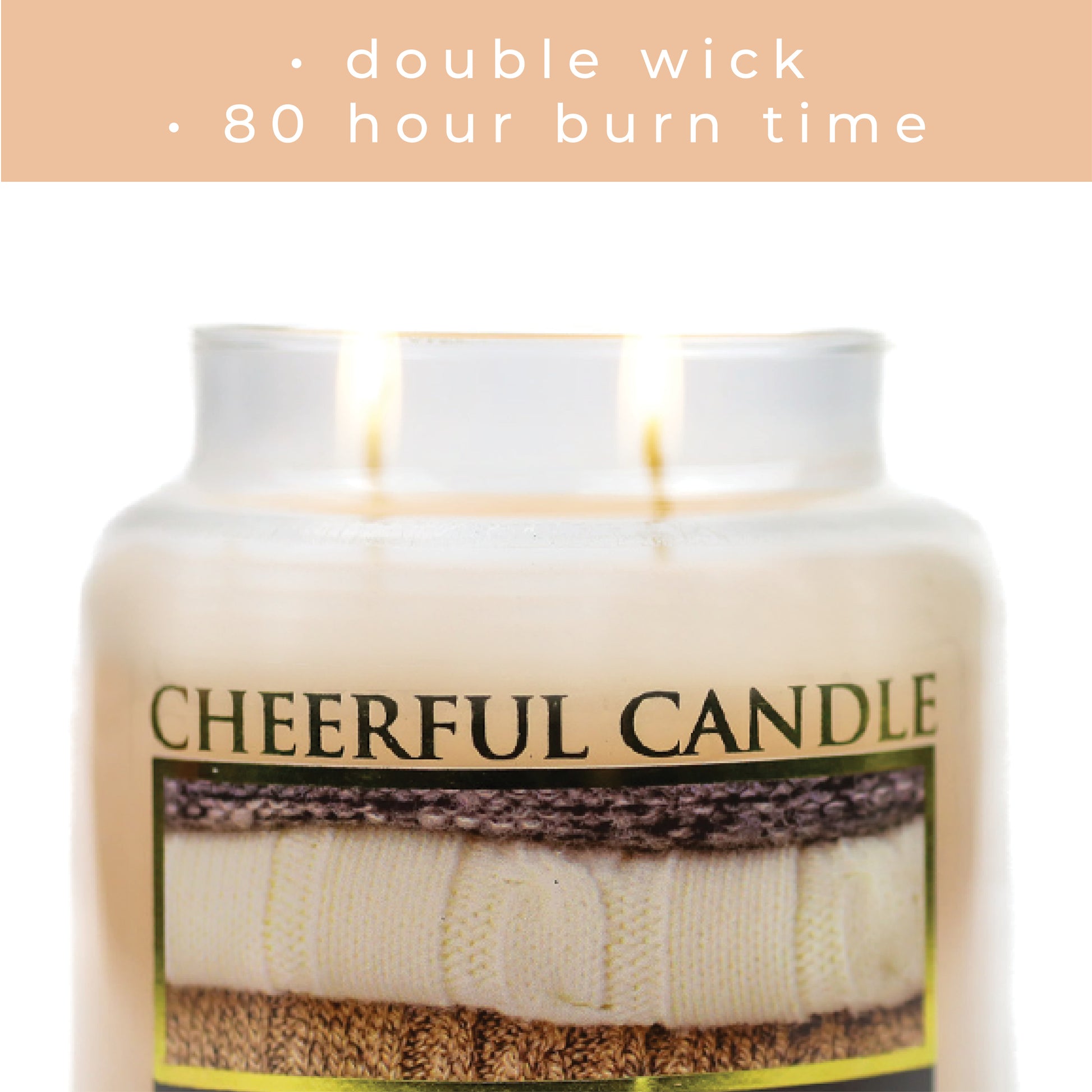 Cashmere - 16 oz Cheerful Candle
