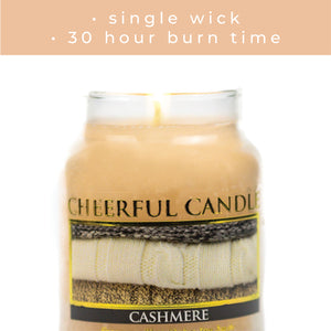 Cashmere - 6 oz Cheerful Candle