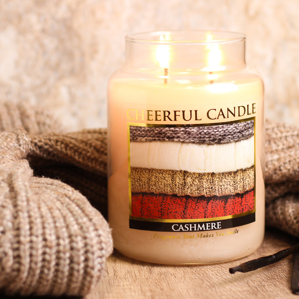 Cashmere - 24 oz Cheerful Candle