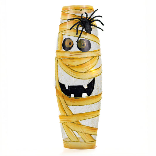 Mummy Mash - Crackle Glass Vase