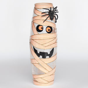 Mummy Mash - Crackle Glass Vase