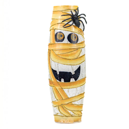 Mummy Mash - Crackle Glass Vase by A Cheerful Giver