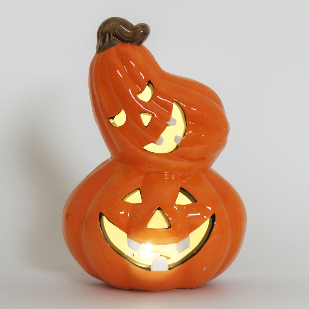 Gordo Ceramic Pumpkin Figurine - Fall Home Décor | A Cheerful Giver