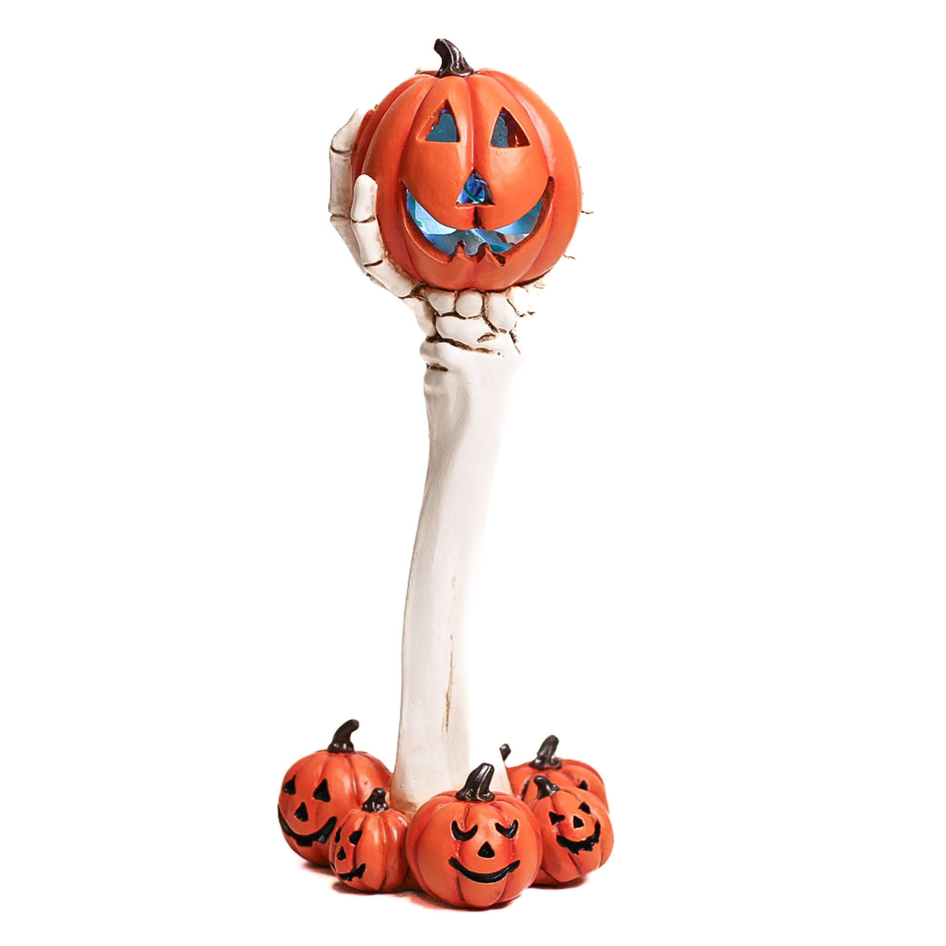 Pumpkin Skull Hand