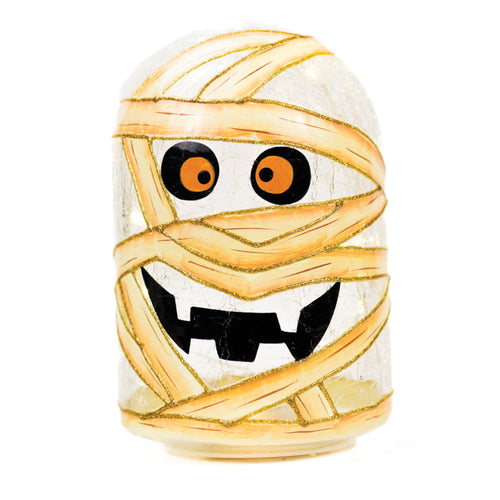 Mummy Mash - Crackle Glass Cloche by A Cheerful Giver