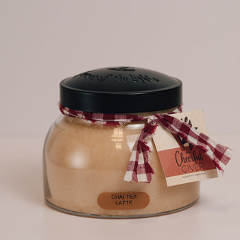 Chai Tea Latte Scented Candle - 22 oz, Double Wick, Mama Jar