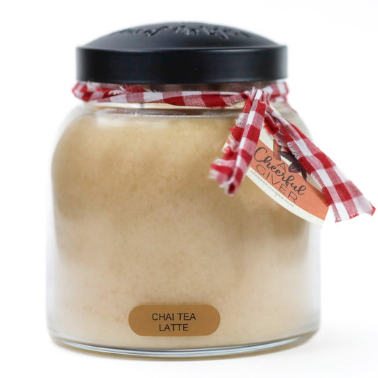 Chai Tea Latte - 34 oz Papa Candle